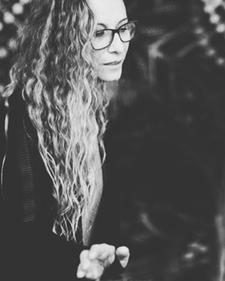 Gula K moody black and white portrait